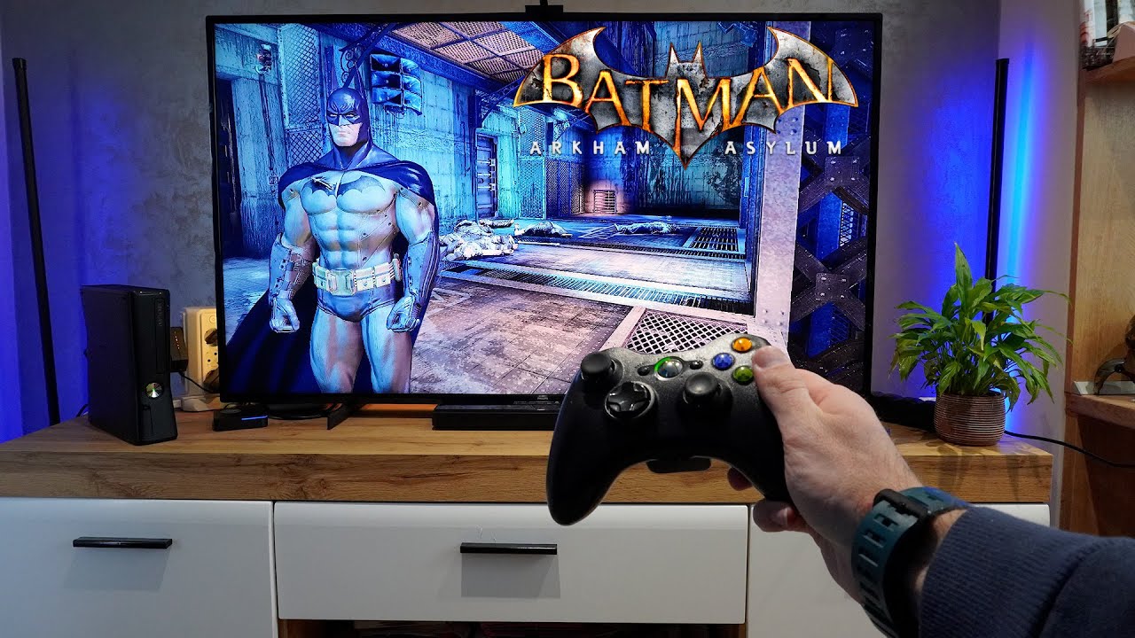 Batman: Arkham Asylum | XBOX 360 POV Gameplay Test, Graphics, Impression |