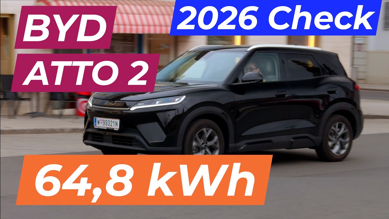 BYD Atto 2 mit 64,8 kWh Batterie MY2026