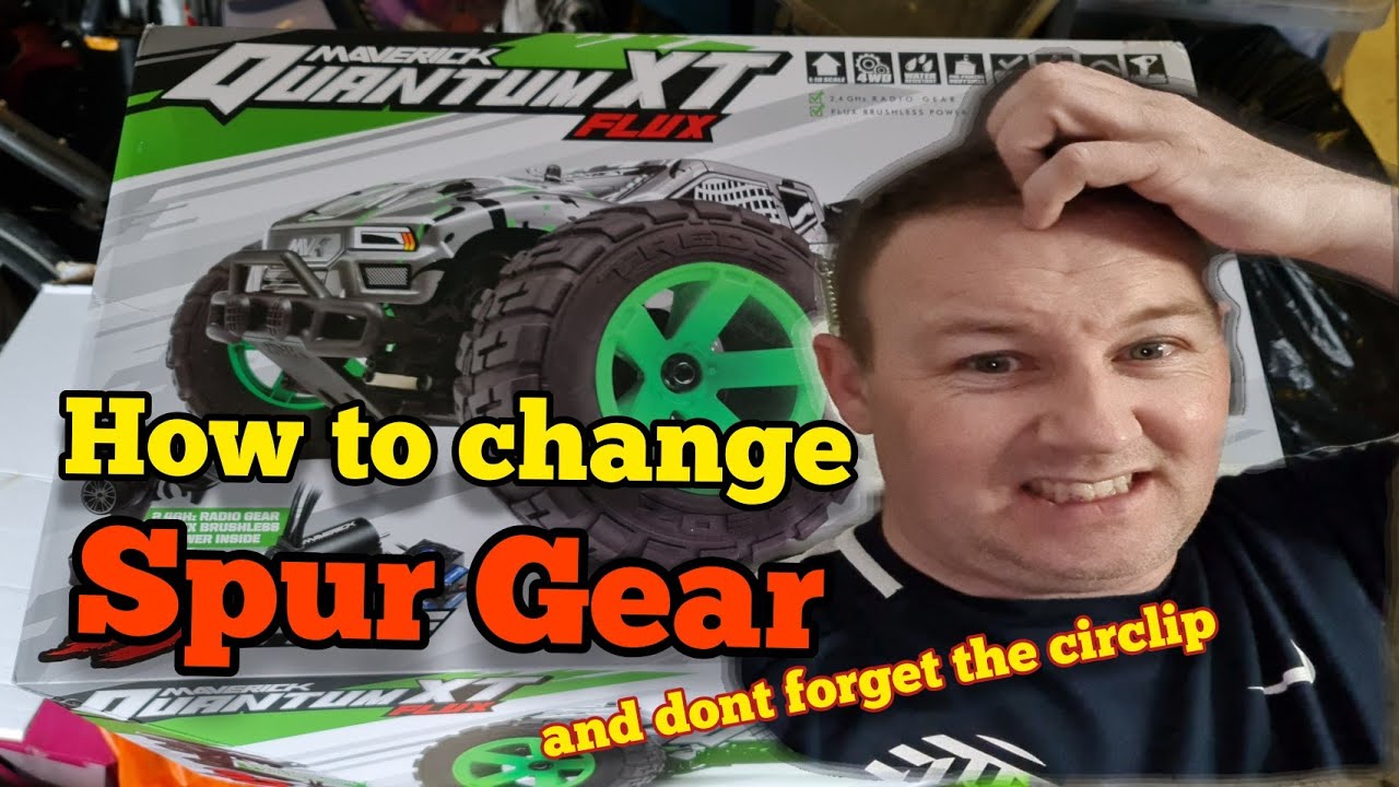 RC How to change spur gear on a Maverick Quantum MT/XT