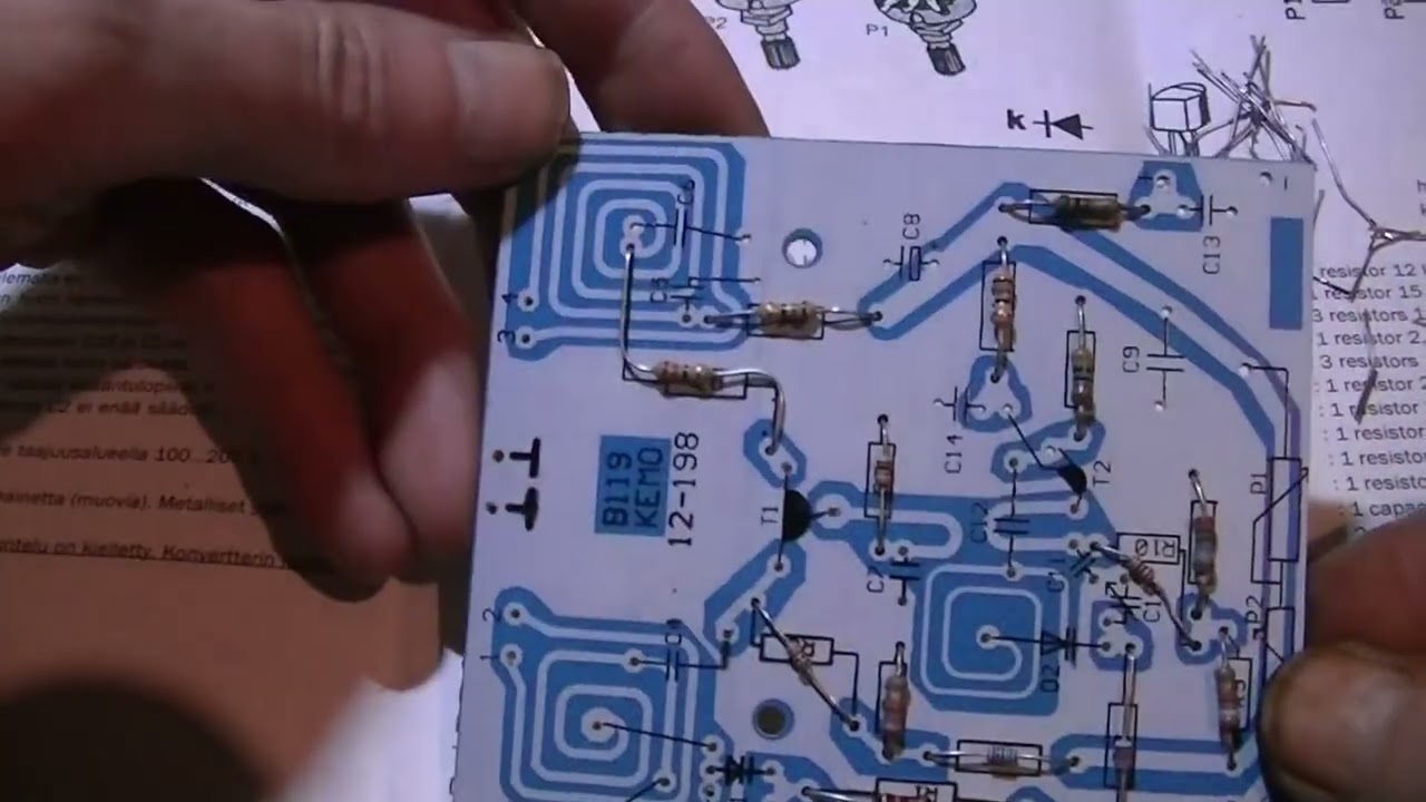 Kemo Bausatz Konverter ca  100 - 200 Mhz für UKW Radio löten - eflose #1243