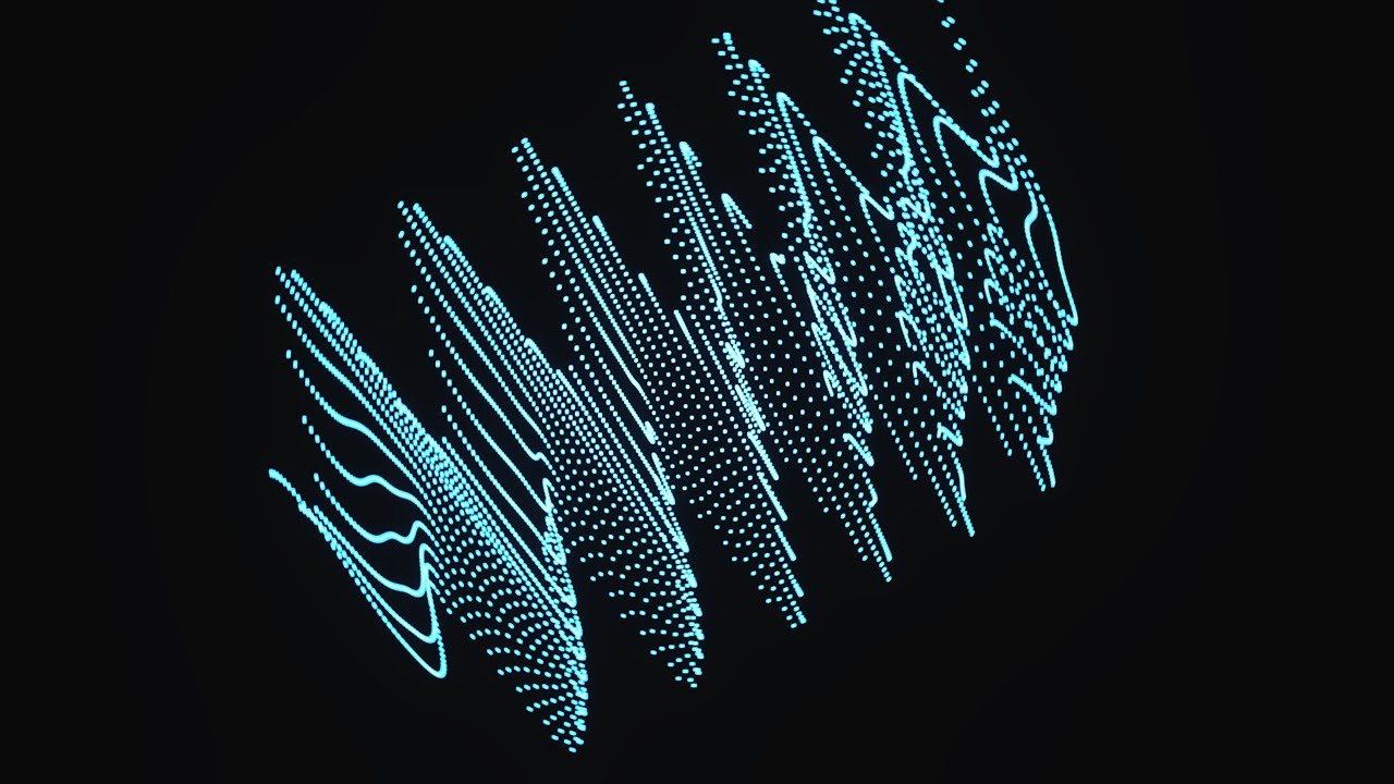Simple Deforming Teal Abstract Video Background FREE Live Wallpaper Screensaver - 4K 5 hours VJ LOOP