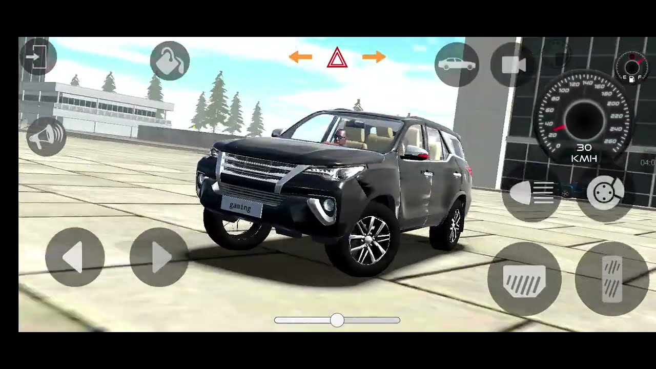 TOYOTA FORTUNER Jump😱 from the parking bulding.......