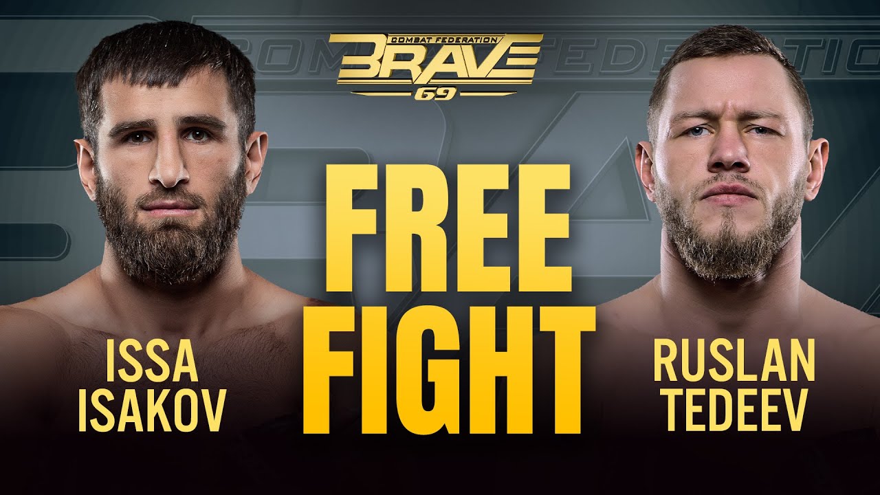 Issa Isakov vs Ruslan Tedeev | Free Fight | BRAVE CF 69