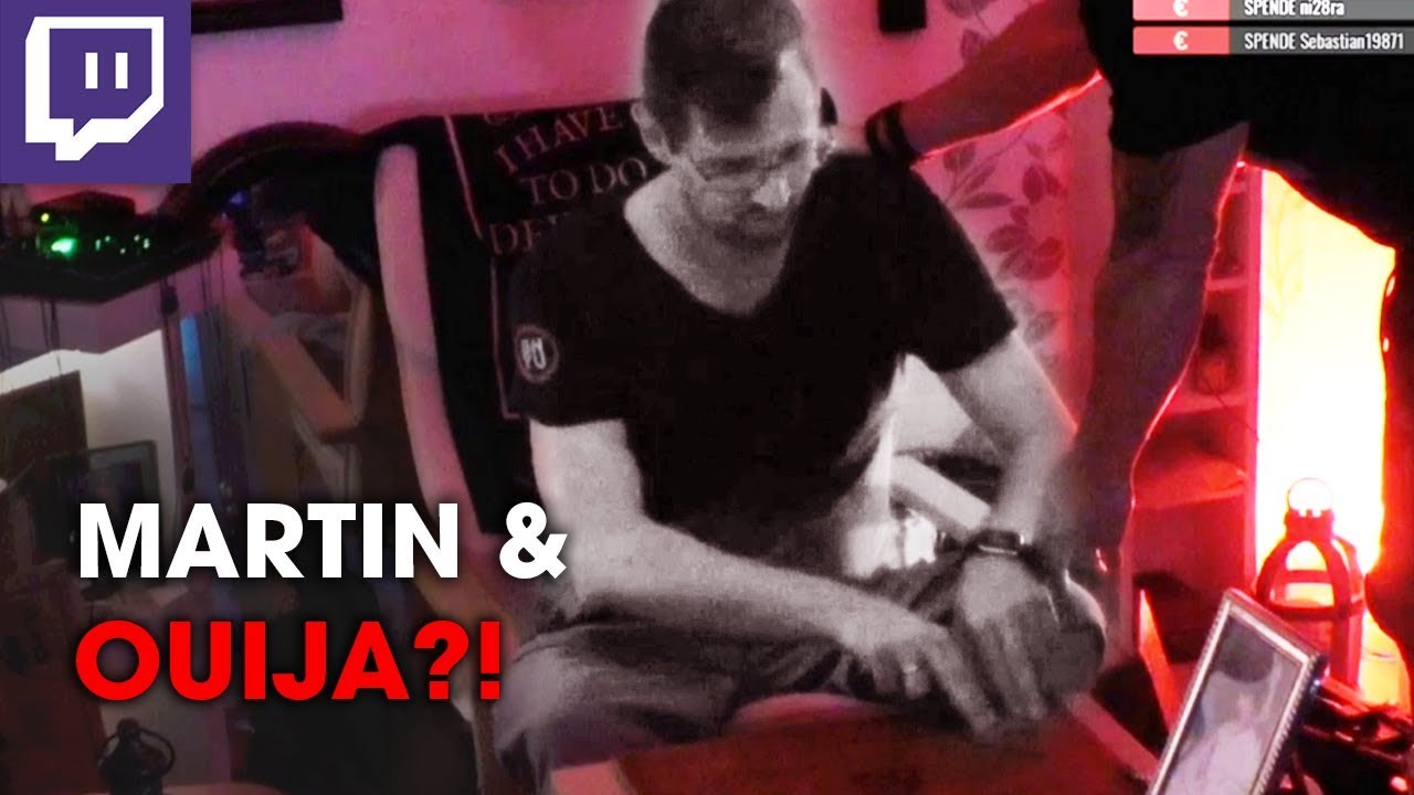 Martin macht nach über einem Jahr eine Ouija Sitzung im Livestream!! | Martin's erste ITC Sitzung!