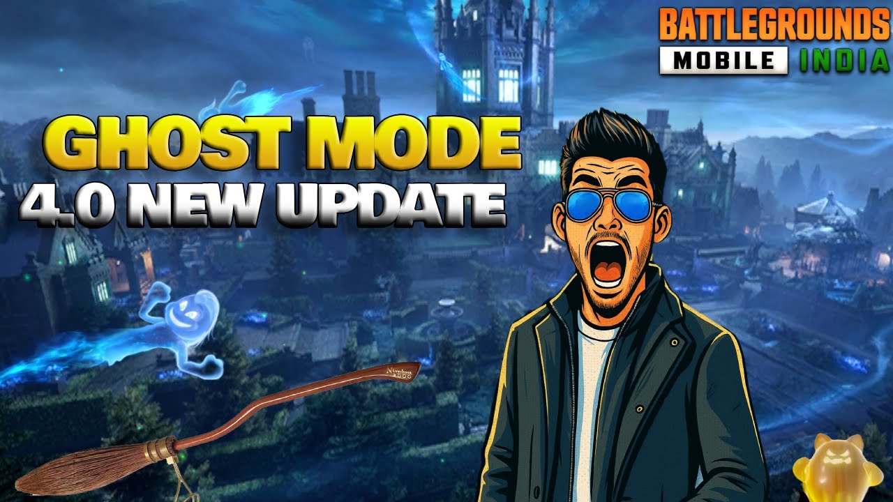 BGMI 4.0 New Update is Here🔥 New Ghost Mode & Flying Magic Broom - New Powers All Features Explained