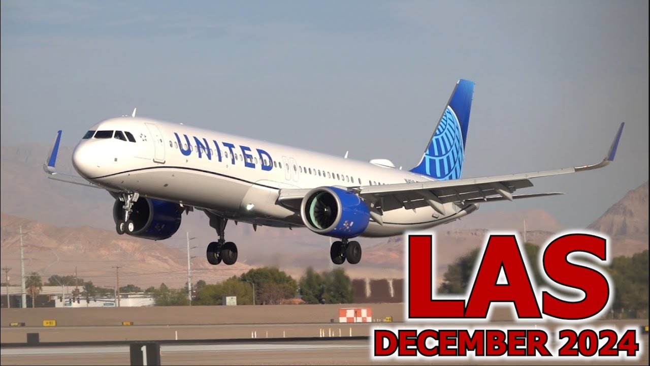 Plane Spotting at Harry Reid Las Vegas International Airport: December 2024