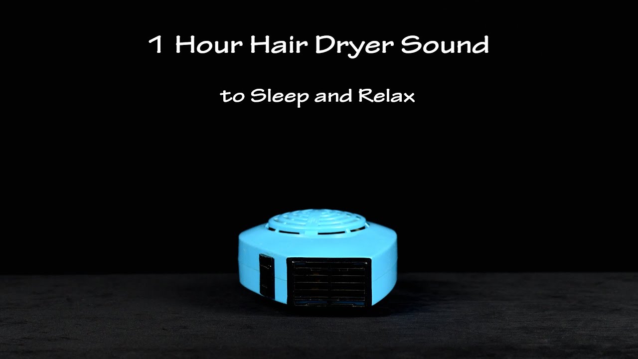 Hair Dryer Sound 44 (Static) | ASMR | 1 Hour White Noise to Sleep and Relax
