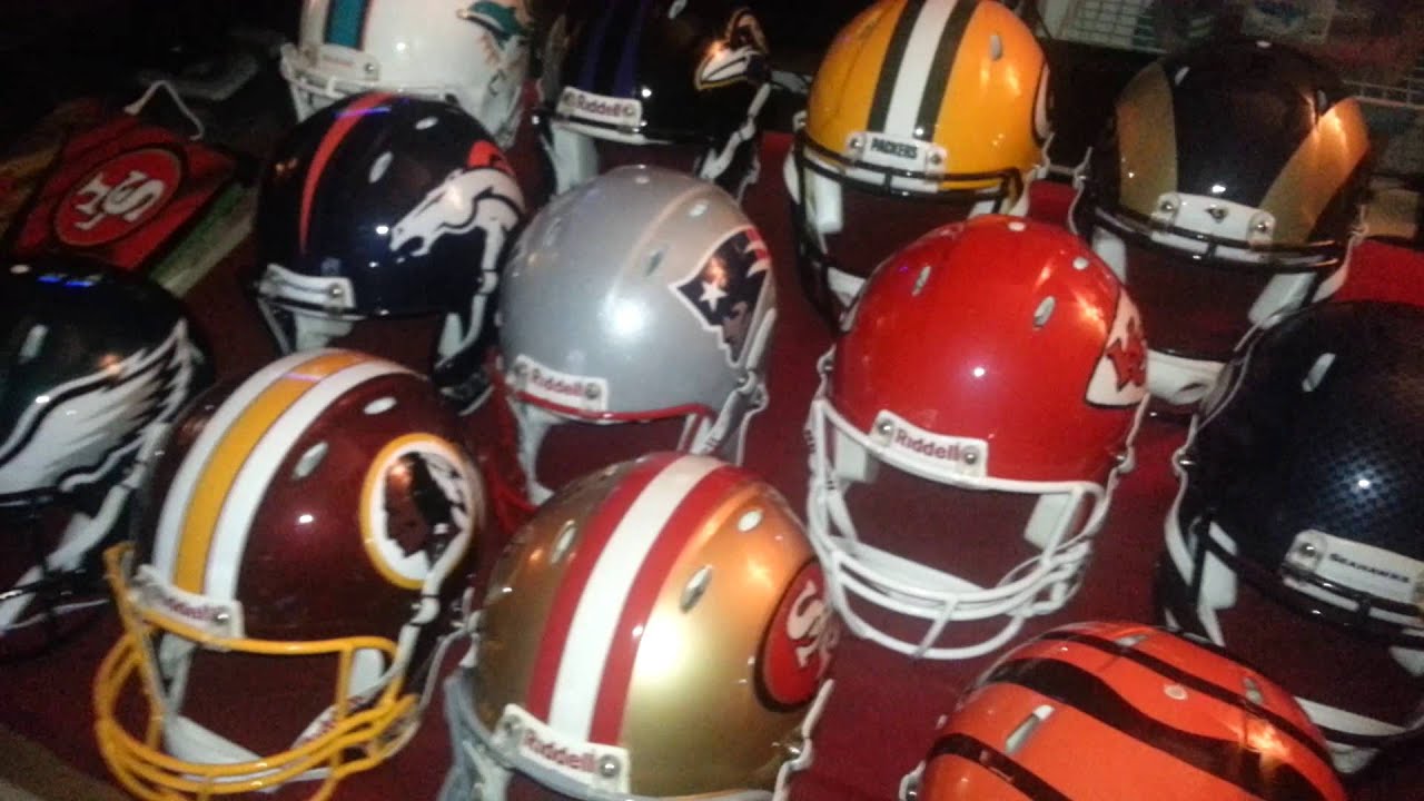 My Authentic NFL Helmet Collection (Part 1)
