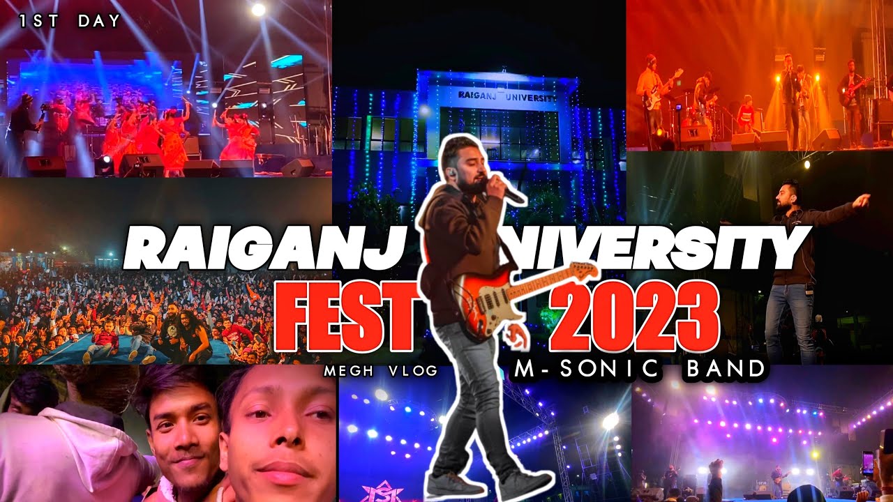 Raiganj University Fast 2023 1st Day With With M - SONIC BAND @M-SONICBAND  Full masti ❤️￼