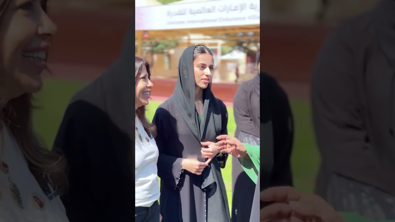 Sheikha Fatma Bint Mansour Arrive At Sheikha Fatima Bint Mansour Bin Zayed Ladies Endurance Cup 2024