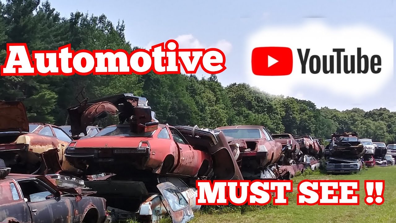 1000's of Classic Cars!! Exploring a Muscle Car Junkyard!!! Automotive YouTube Heaven!