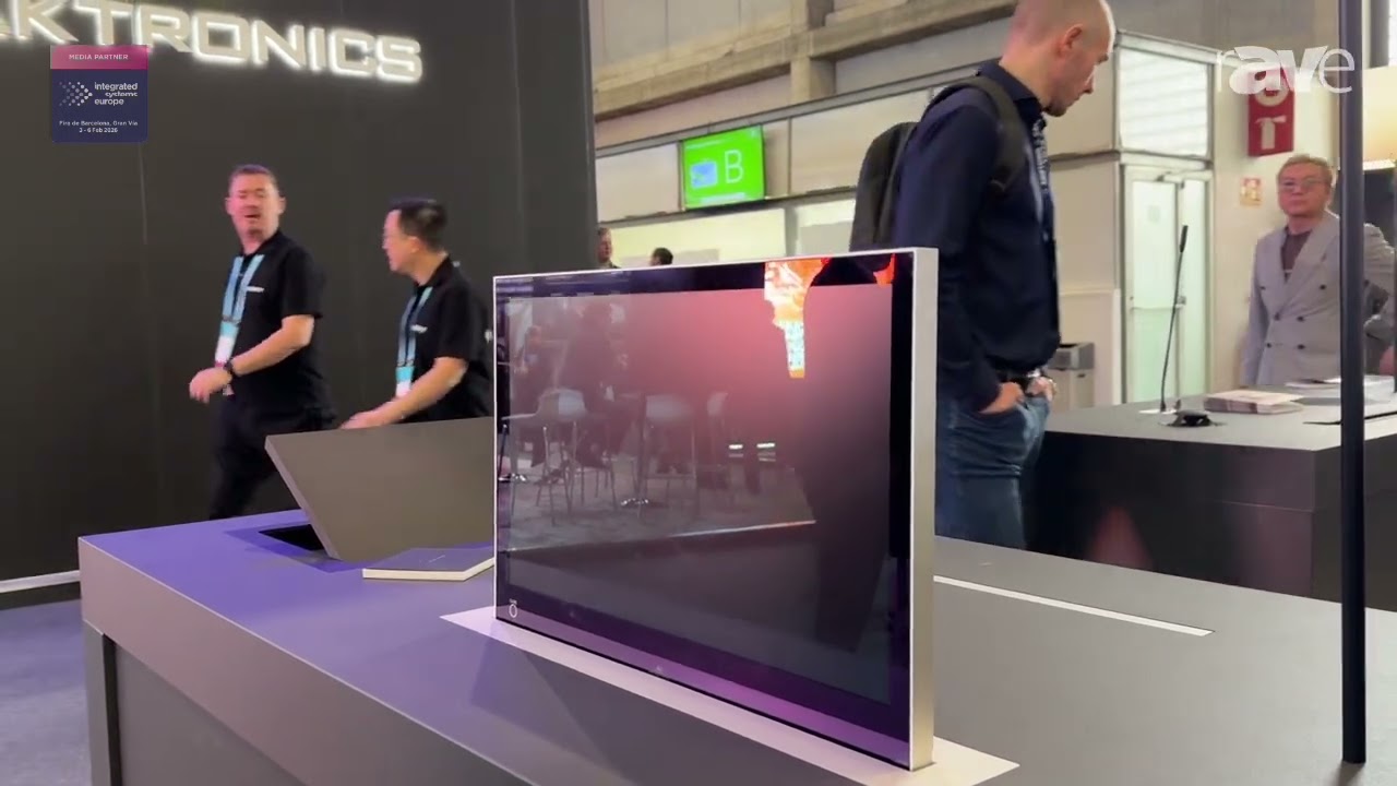 ISE 2026: Arthur Holm Shows Off DB2 Retractable Monitor