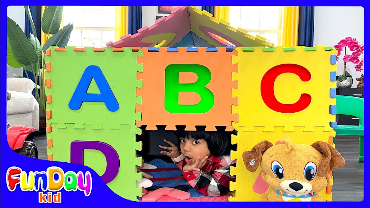 ABC MAT House | Alphabet Song | ABC Learning for Toddlers & Kids with Urvi & Apu - FunDay Kid