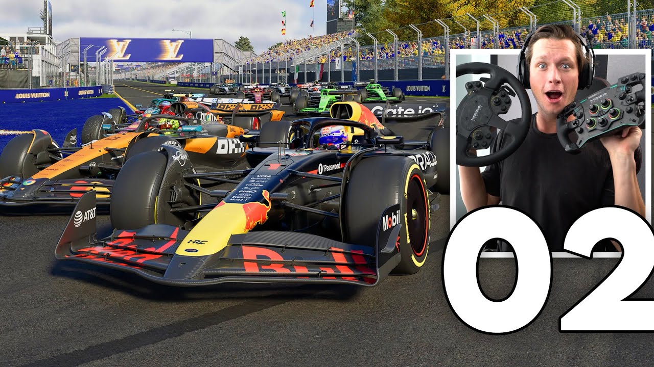 F1 25 Career - Part 2 - BOUGHT A NEW RACING WHEEL!