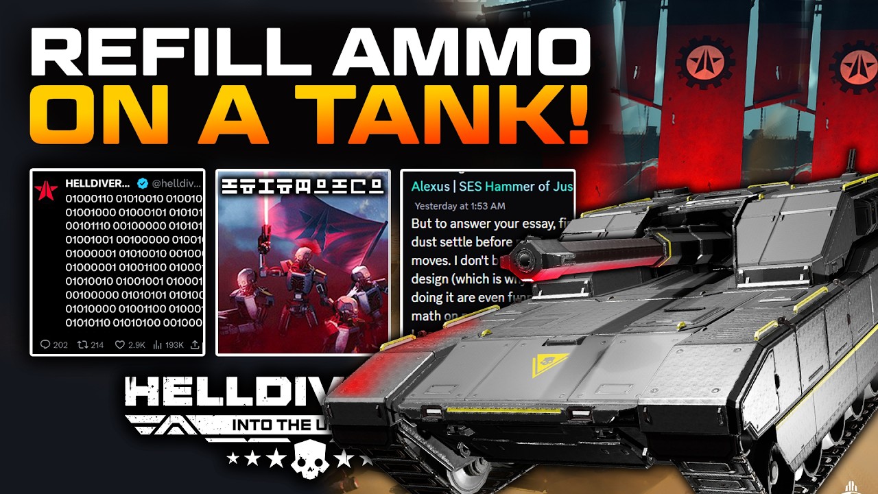 Helldivers 2 - We Can Resupply a Bastion Tank...