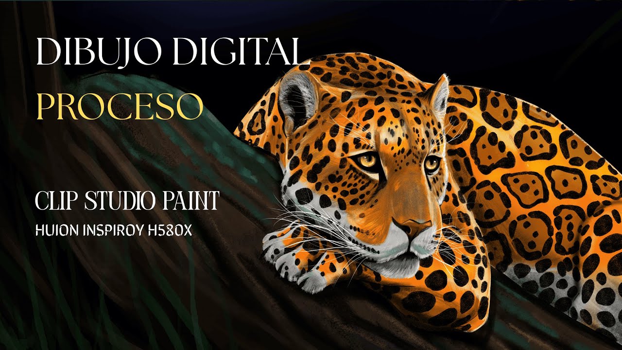 Jaguar | Dibujo Digital | Time Lapse | Clip Studio Paint - Huion