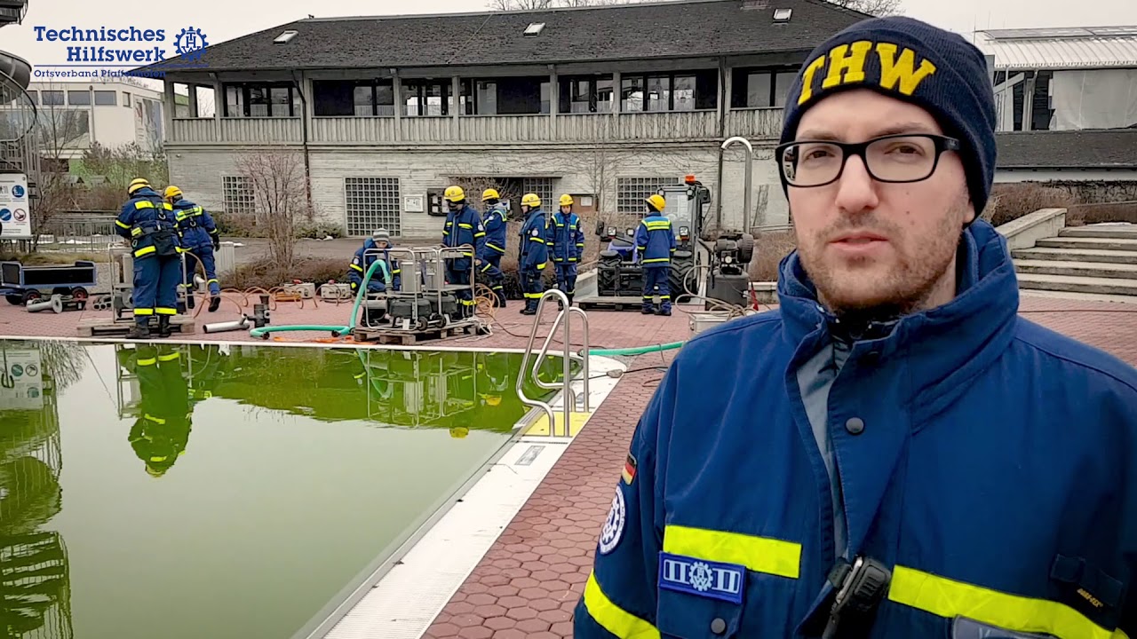 Wie funktioniert´s? - Gewässerbelüftung beim THW Pfaffenhofen