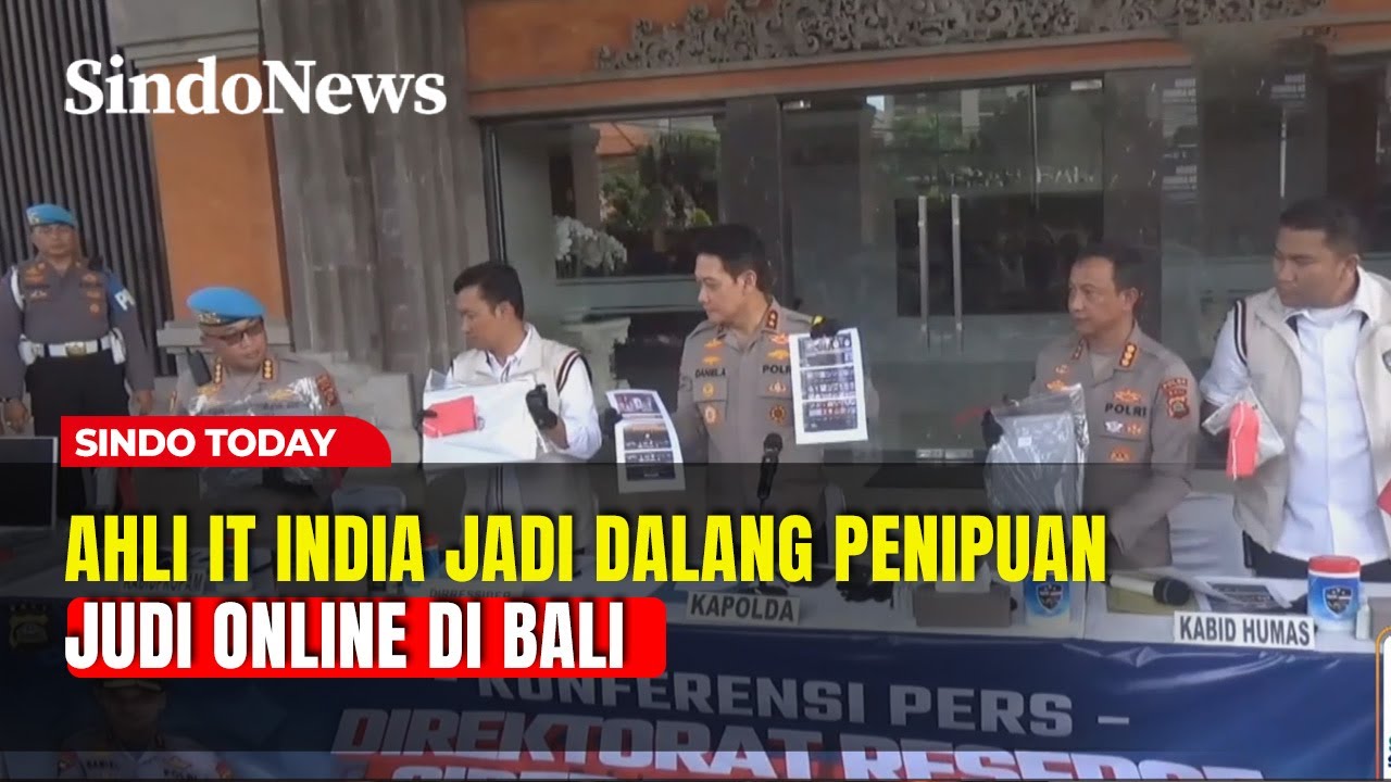 Ahli IT India Jadi Dalang Penipuan Judi Online | Sindo Today | 08/02