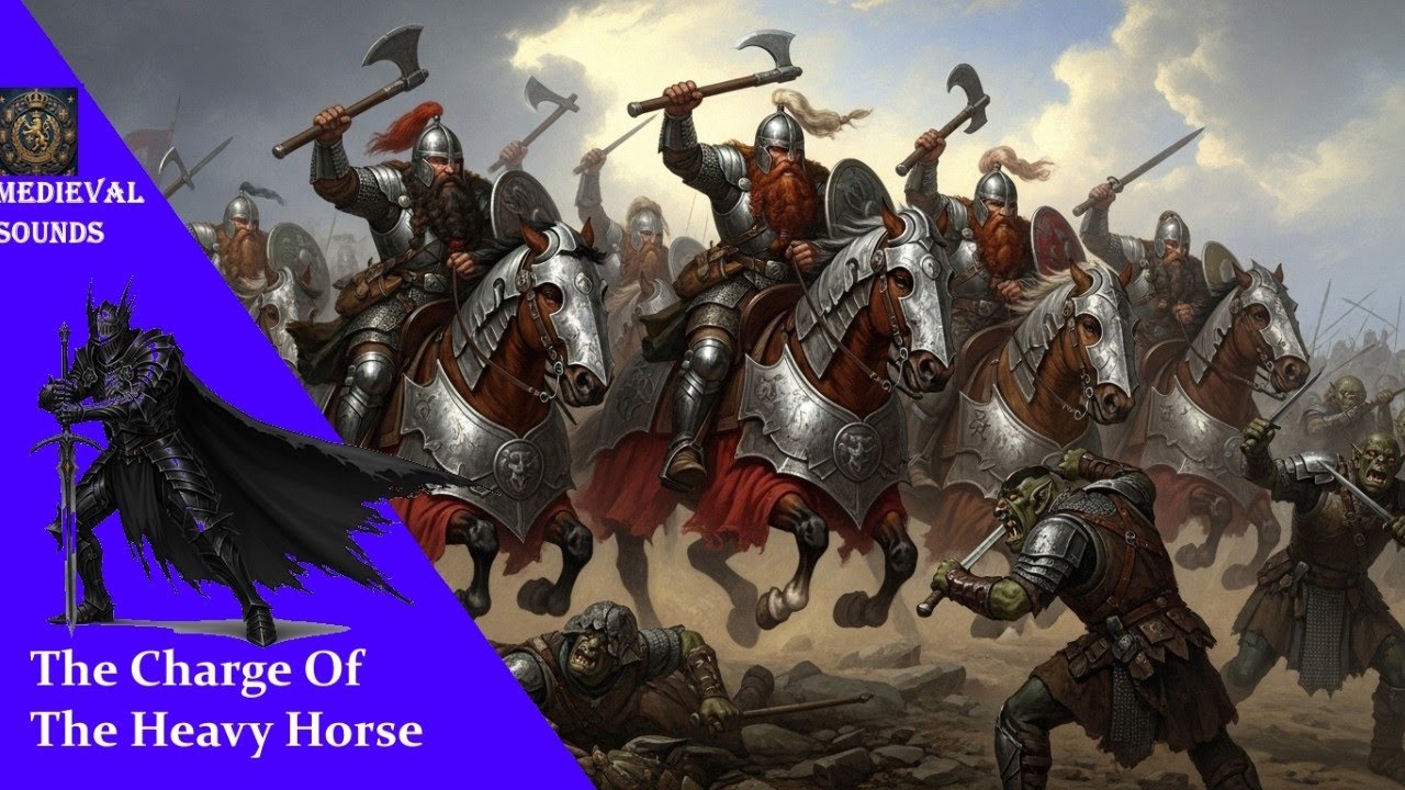 The Charge of the Heavy Horse. #battlemusic #medievalmusic #monophonic