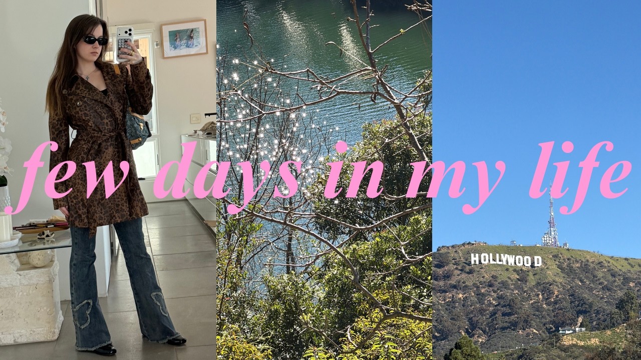 few days in my life: hot girl walks, nails, brunch