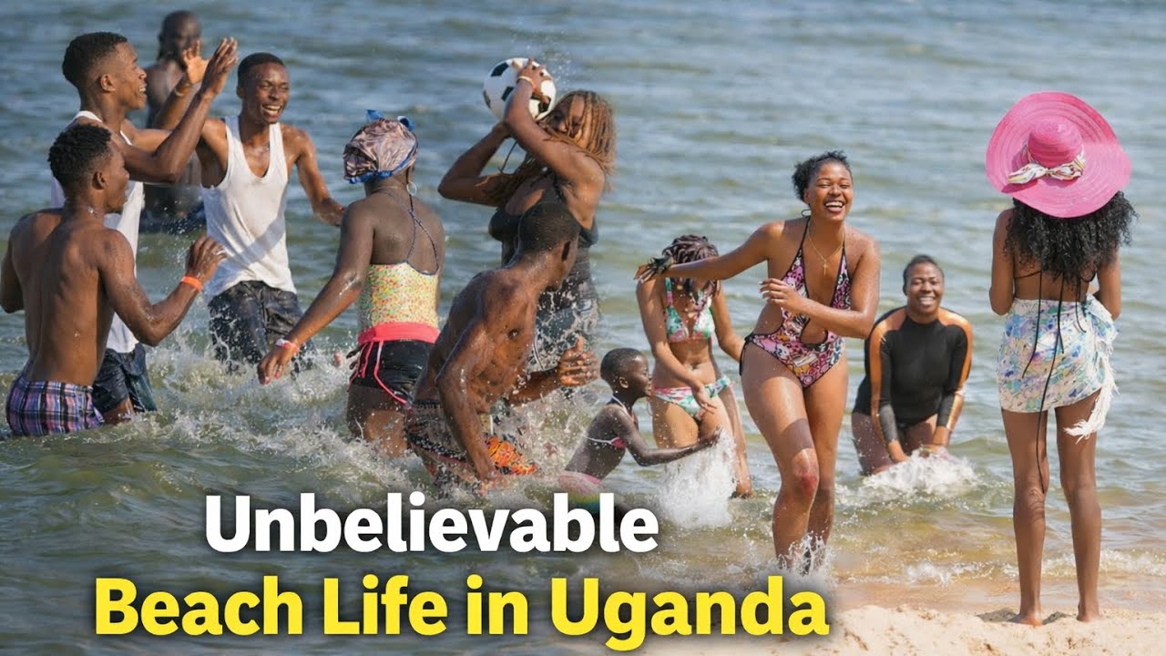 Beach Life in Uganda 🇺🇬 You won't Believe This Exists! 