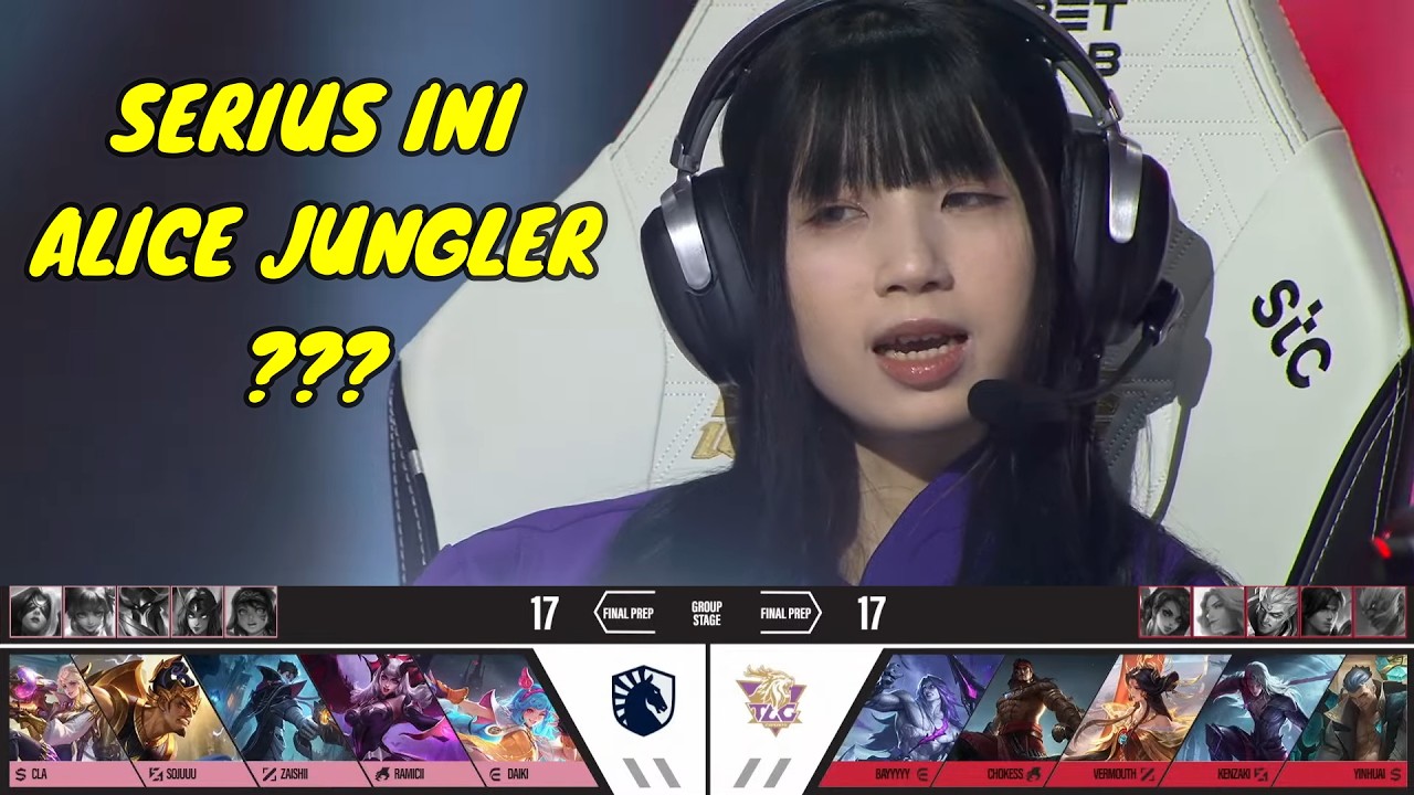 LADIES INI PAKE ALICE JUNGLER !! TEAM LIQUID PH VS TIDAL LEGENDS GAMING GAME 1