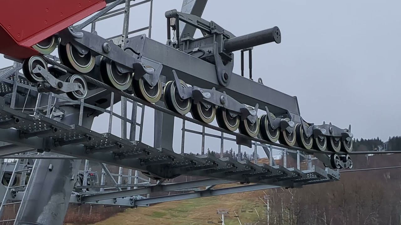 New Ski Lift Doppelmayr D-LINE 6-CLD-B-SH 6.0m/s Drive Station Barker 6 Sunday River
