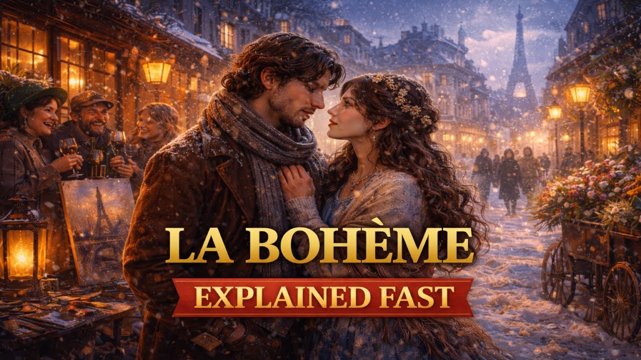 LA BOHÈME - The OPERA Story Explained FAST