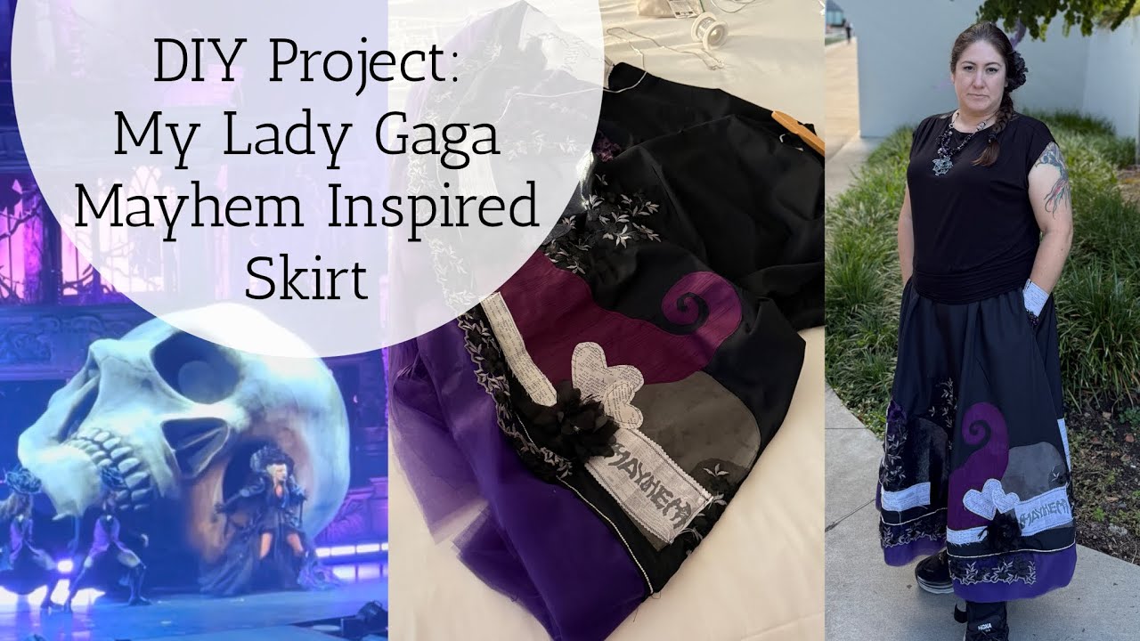 DIY Lady Gaga Mayhem Inspired Skirt 