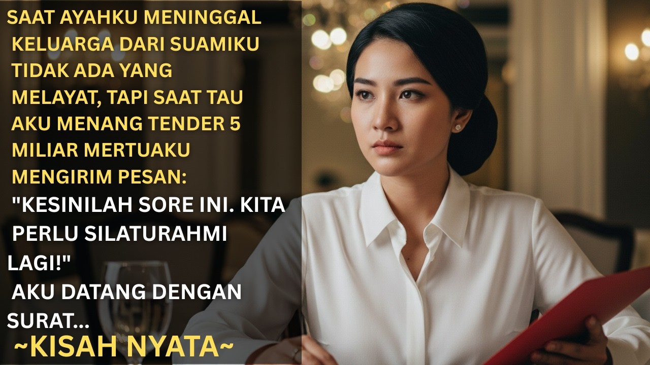 AYAH WAFAT TAK DILAYAT, TAHU AKU MENANG TENDER 5 MILIAR, MERTUA MINTA BERTEMU, AKU MEMBAWA