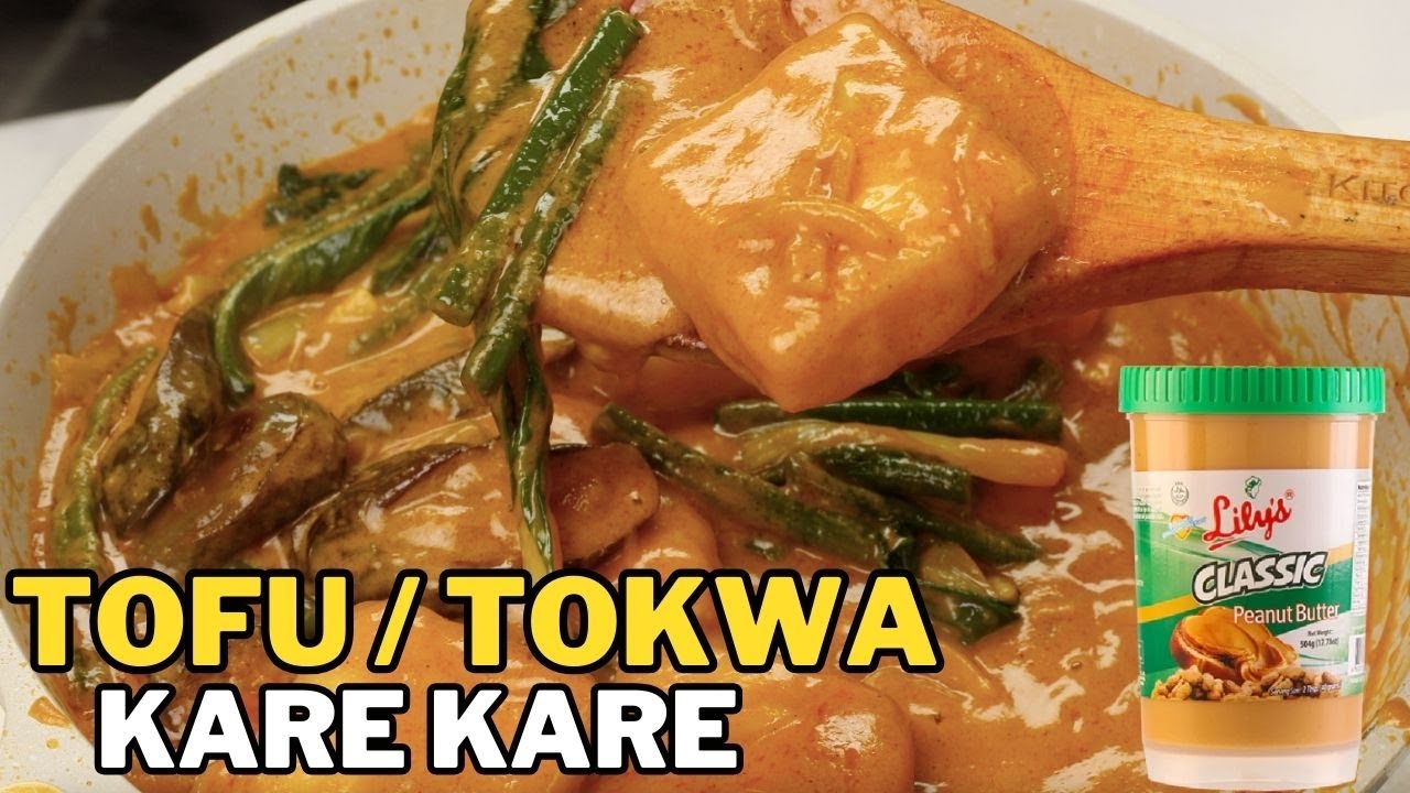 Tofu Kare Kare Recipe (No Meat Recipe)