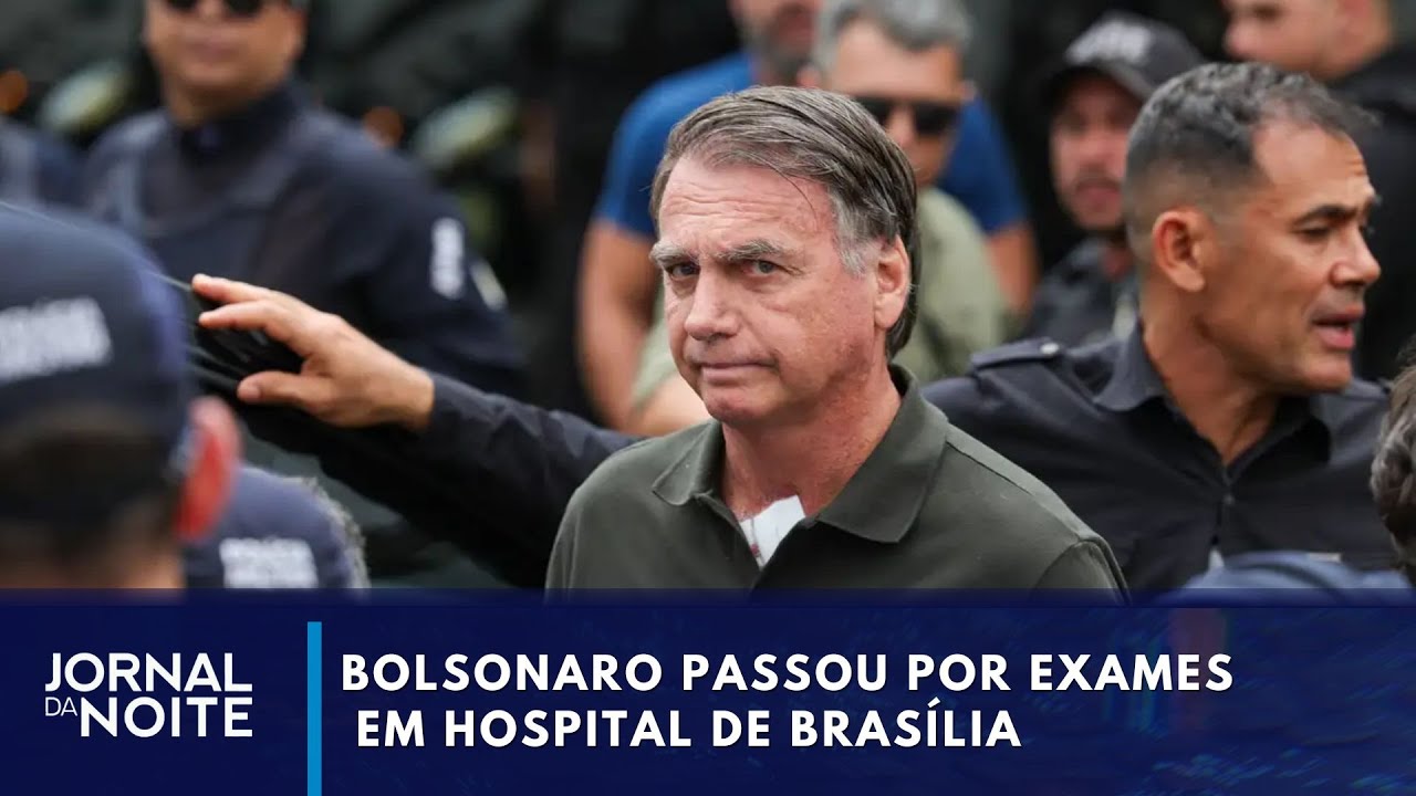 Exame mostra lesão leve em Jair Bolsonaro | Jornal da Noite