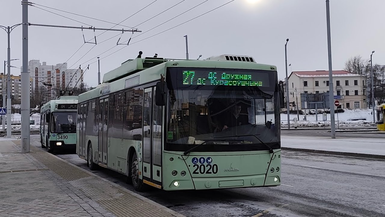 ПОЕЗДКА на МАЗ 203Т70 (БОРТ. 2020) 27 маршрут