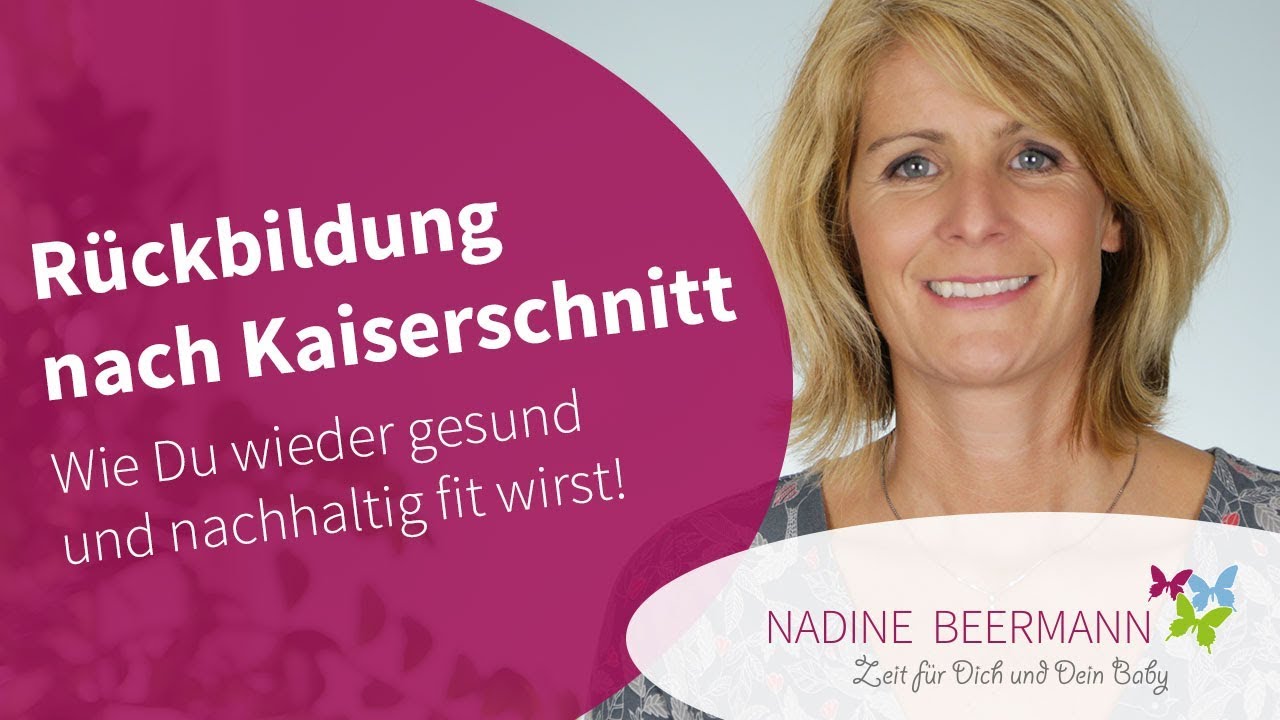 Rückbildungsgymnastik nach einem Kaiserschnitt - Fehler vermeiden und fit werden!
