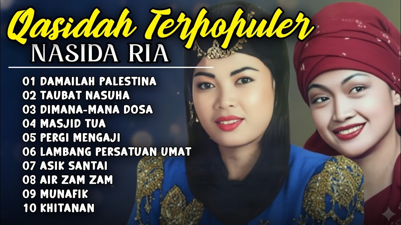 Kumpulan Lagu Qasidah Terbaik & Terpopuler Nasida Ria (Audio Jernih)