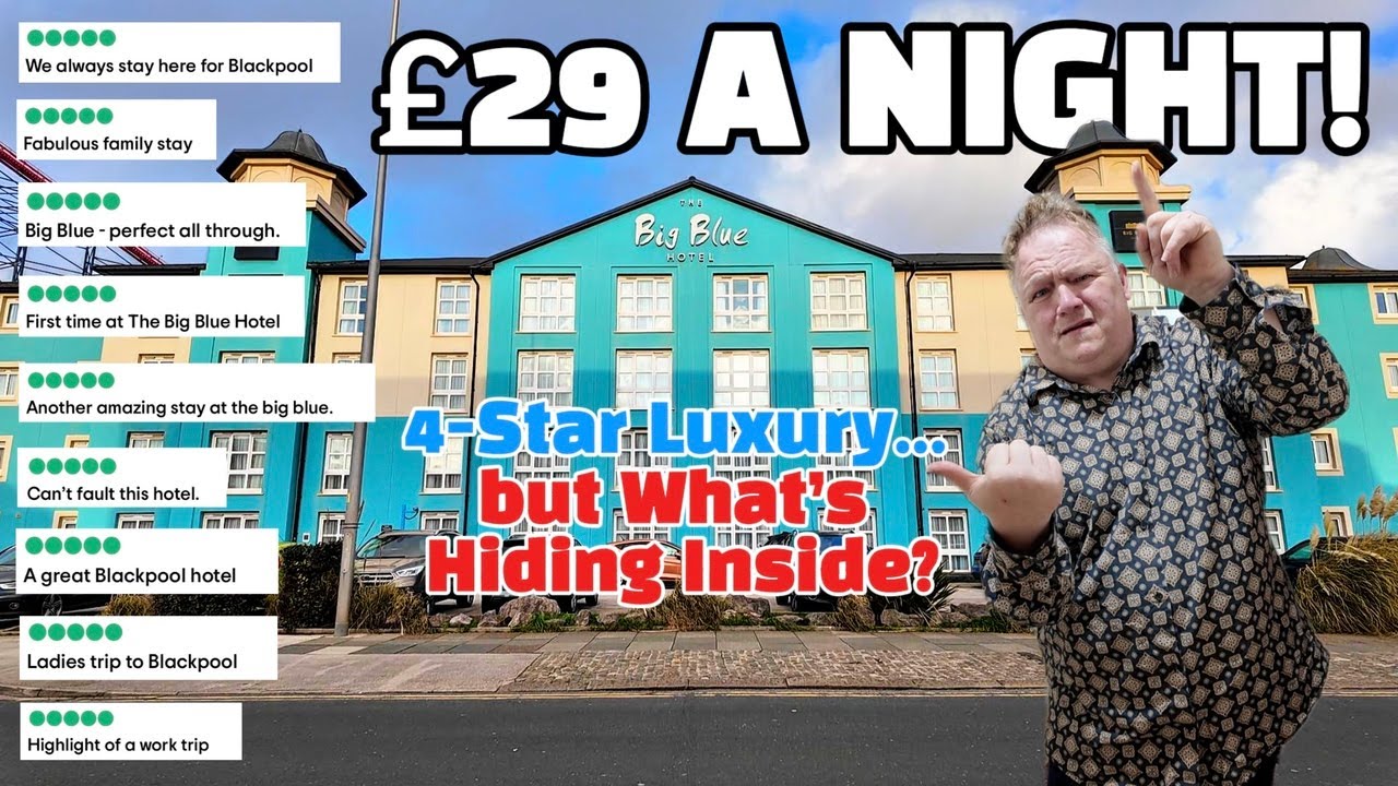 I Tried the BIG BLUE Hotel in Blackpool and i was shocked