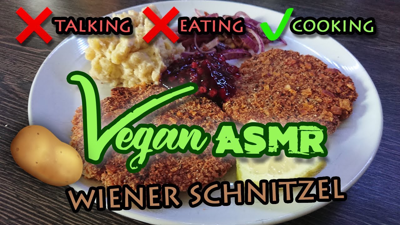 4K Vegan Cooking ASMR - Wiener Schnitzel