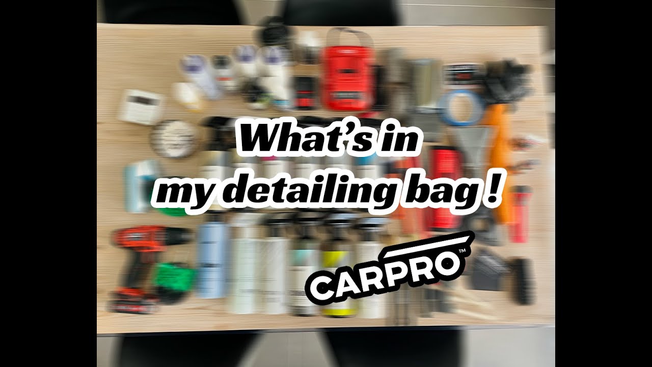 What's in my Detailing's Bag CARPRO - La Black Car