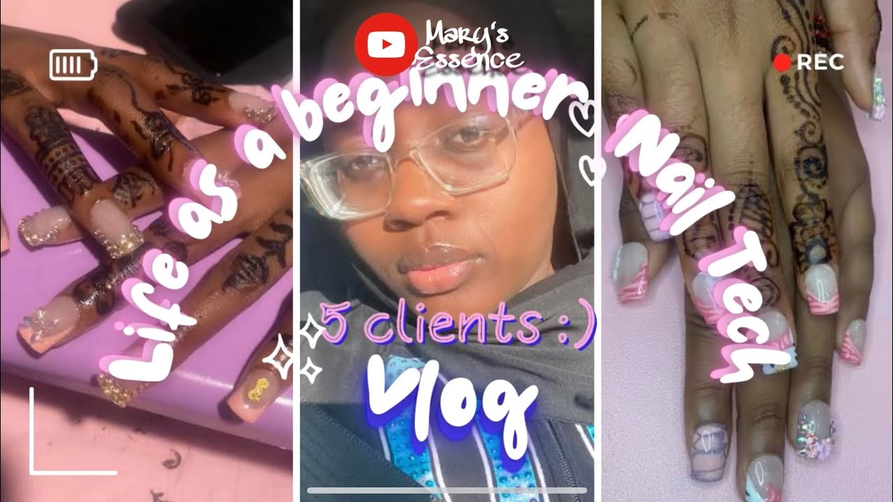 THE REALITY OF STARTING A BUSINESS - Life as a beginner nail tech (5 clients in a month 🥲)