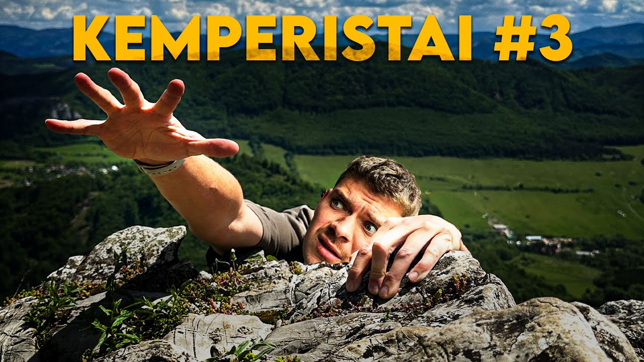 VOS NENUKRITAU NUO KALNO SLOVAKIJOJE! KEMPERISTAI #3