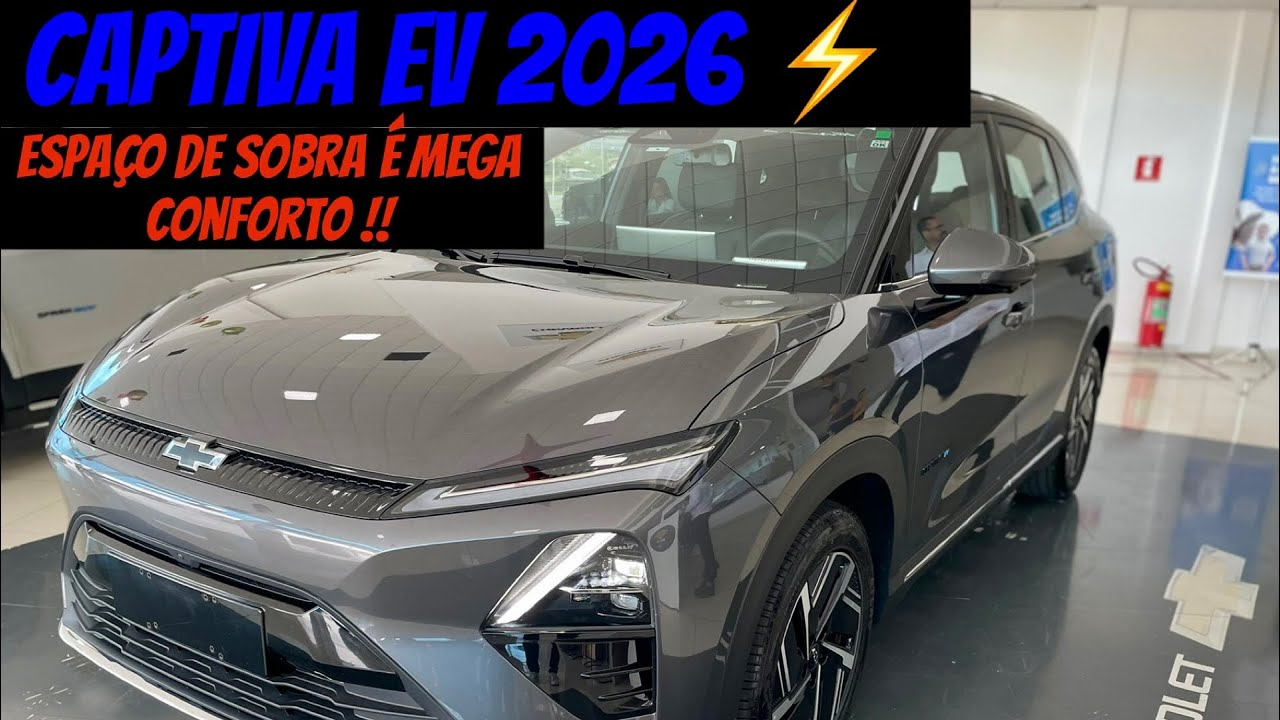 NOVO CHEVROLET CAPTIVA EV PREMIER 2026 EM DETALHES. #avaliaçao #preços 