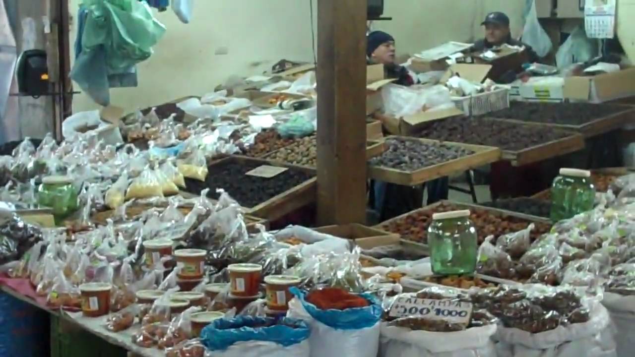 Food Market in Chillan, Chile.mp4