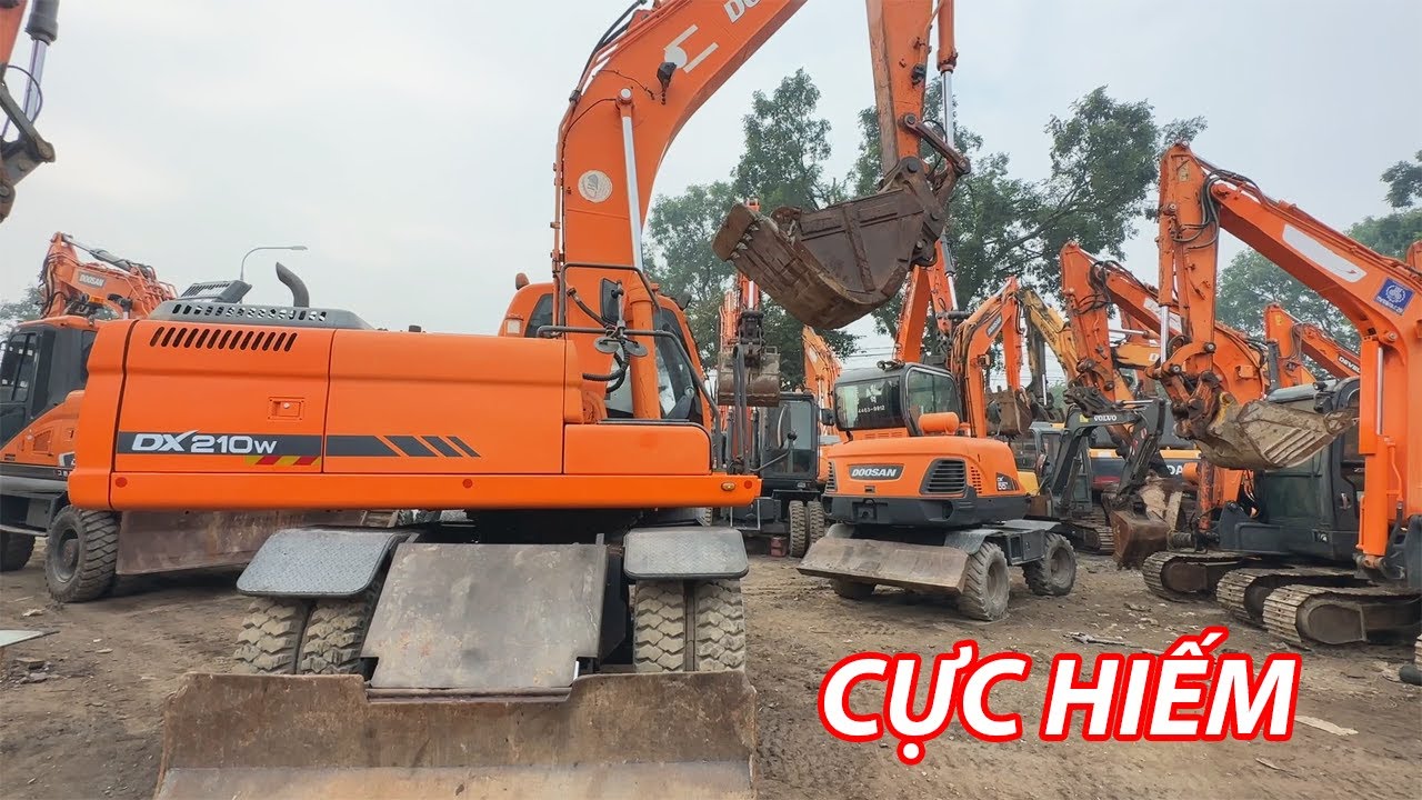 Lướt Nhanh Các Dòng Máy Xúc Hàn Quốc Đang Có Mặt Ở Bãi - Toàn Hàng Hiếm