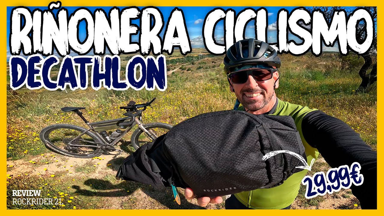 Riñonera CICLISMO Decathlon perfecta para GRAVEL y BIKEPACKING | Javier Bañón Izu