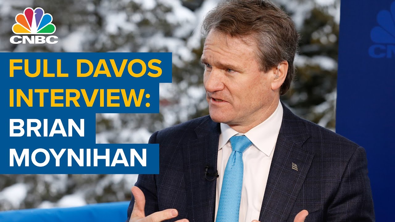 Watch CNBC's full interview with Bank of America CEO Brian Moynihan at Davos