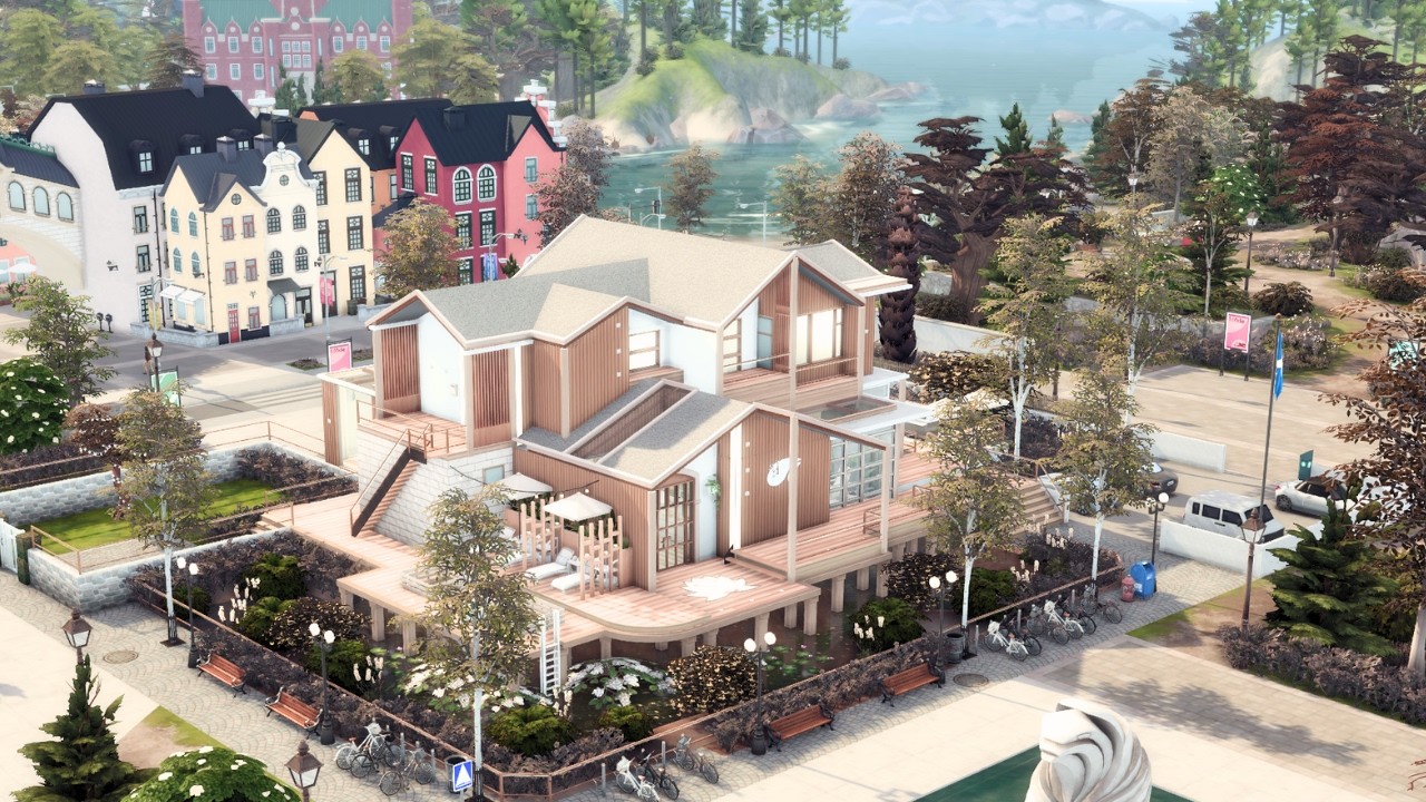 I built a Spa & Therapy Center with the Sims 4 Businesses & Hobbies 🌿