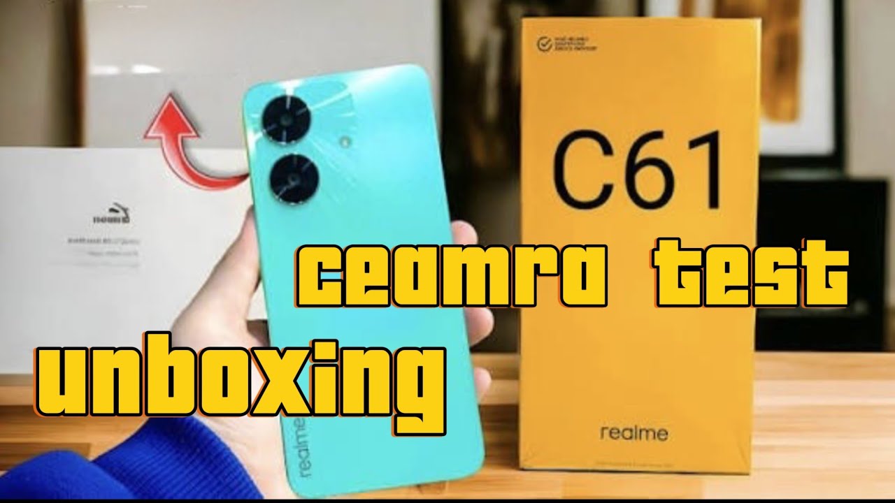 Realme c61 unboxing cemara testing 