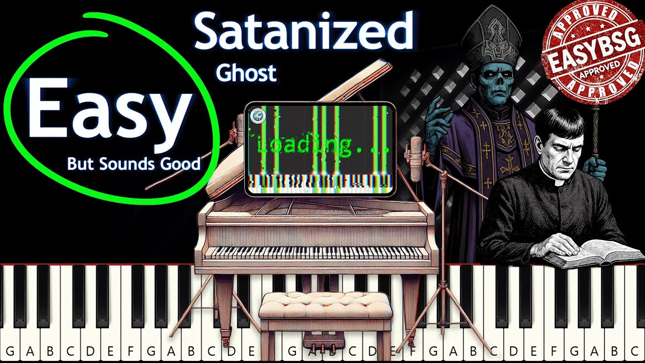 Ghost – Satanized | Easy Piano Tutorial (EBSG version) 🎹 EasyBSG