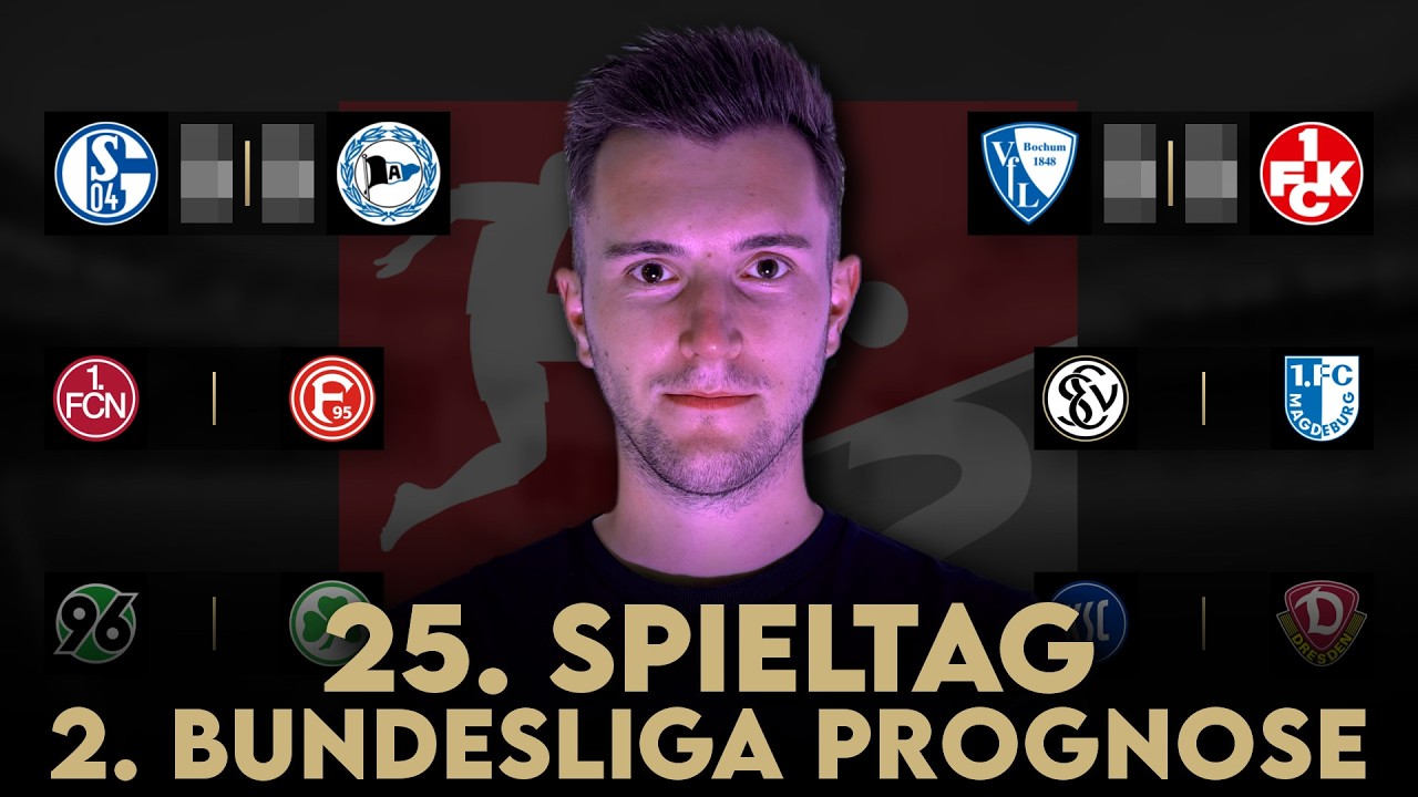 2. Bundesliga Prognose | 25. Spieltag Tipps & Vorschau | 2025/26