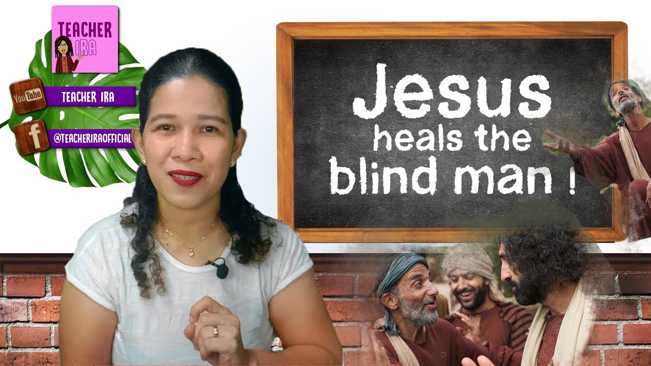 Jesus heals the blind man Bartimaeus | Bible Story for Kids | Christian Educ. |Story | Teacher Ira